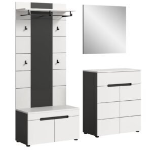 Xonox Combinação de roupeiro - imitação branco, 175x190x37 cm