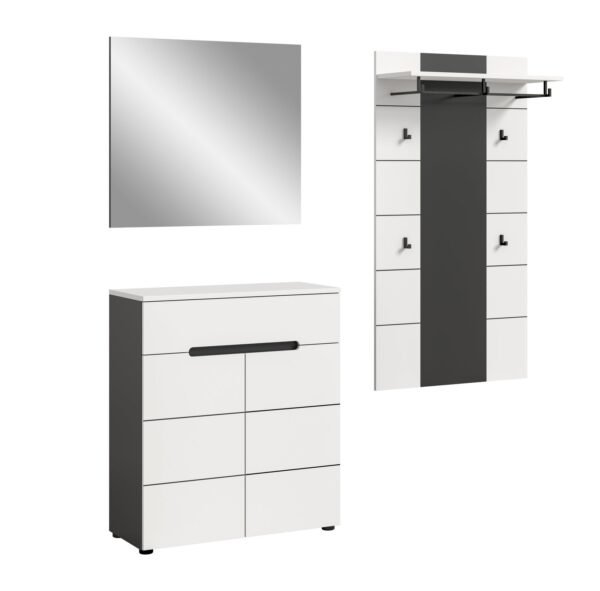 Xonox Combinação de roupeiro - imitação branco, 175x190x37 cm