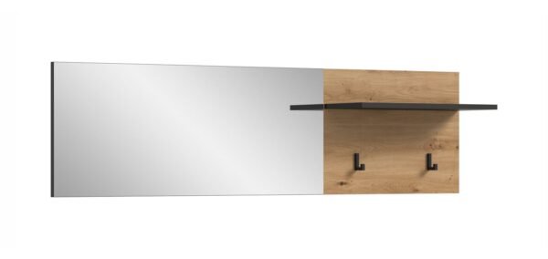 Xonox Painel de roupeiro com espelho - Artisan acabamento, 150x40x22 cm