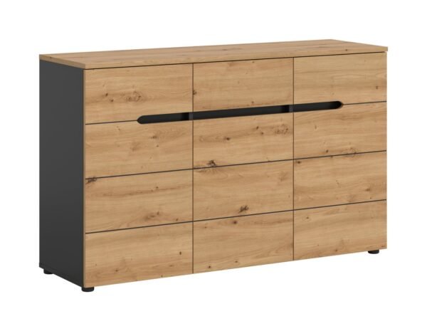 Xonox Cómoda - Artisan acabamento, 130x81x41 cm