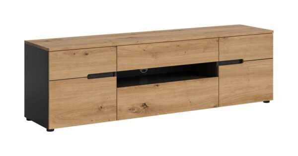 Xonox Móvel de TV baixo - Artisan acabamento, 55x184x44 cm