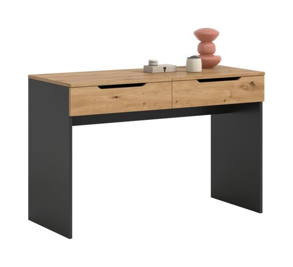 Xonox toucador - cinzento basalto e artisan acabamento, 115x76x50 cm