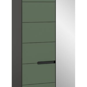 Xonox Roupeiro - acabamento verde fumo, 190x65x37 cm