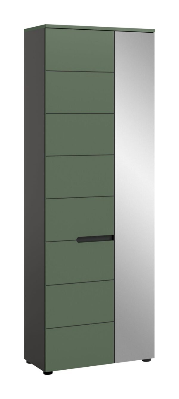 Xonox Roupeiro - acabamento verde fumo, 190x65x37 cm