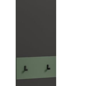 Xonox painel - acabamento verde fumo, 165x45x29 cm