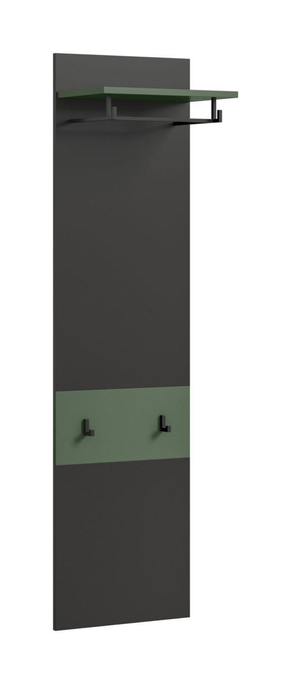 Xonox painel - acabamento verde fumo, 165x45x29 cm