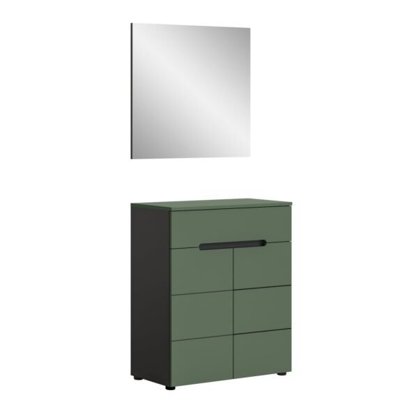Xonox Combinação de roupeiro - réplica verde fumo, 80x190x37 cm
