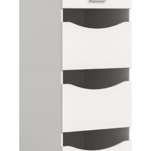 Xonox armário de roupa - acabamento branco, 50x195x62 cm
