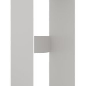 Xonox armário para máquina de lavar - acabamento branco, 66x195x62 cm