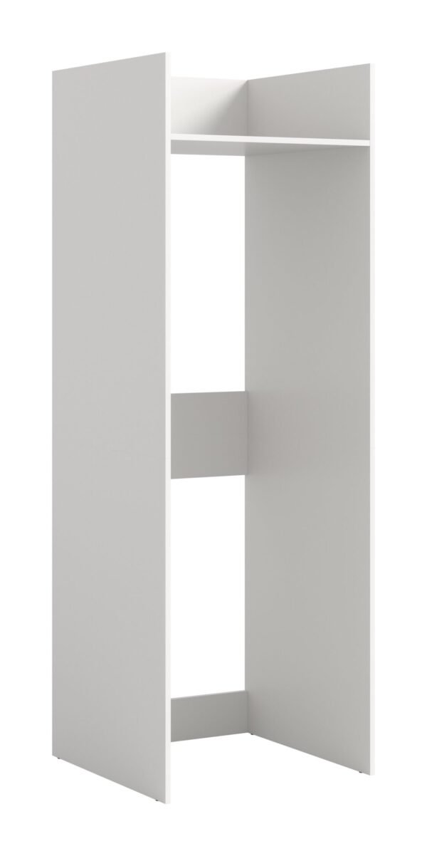 Xonox armário para máquina de lavar - acabamento branco, 66x195x62 cm
