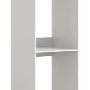 Xonox armário para máquina de lavar - acabamento branco, 66x195x60 cm