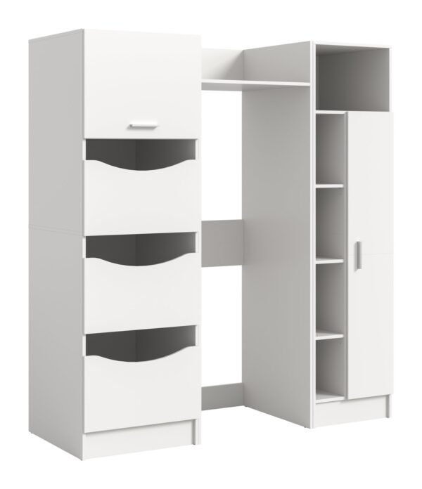 Xonox Kit de conversão para máquina de lavar - imitação branco, 166x195x62 cm