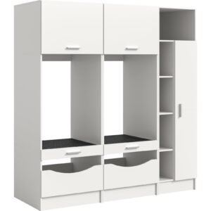 Xonox Kit de conversão para máquina de lavar - imitação branco, 183x195x68 cm