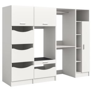 Xonox Kit de conversão para máquina de lavar - acabamento branco e --, 248x195x68 cm