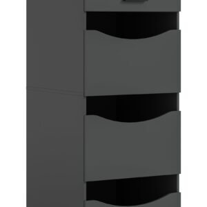 Xonox armário de roupa - acabamento antracite, 50x195x62 cm