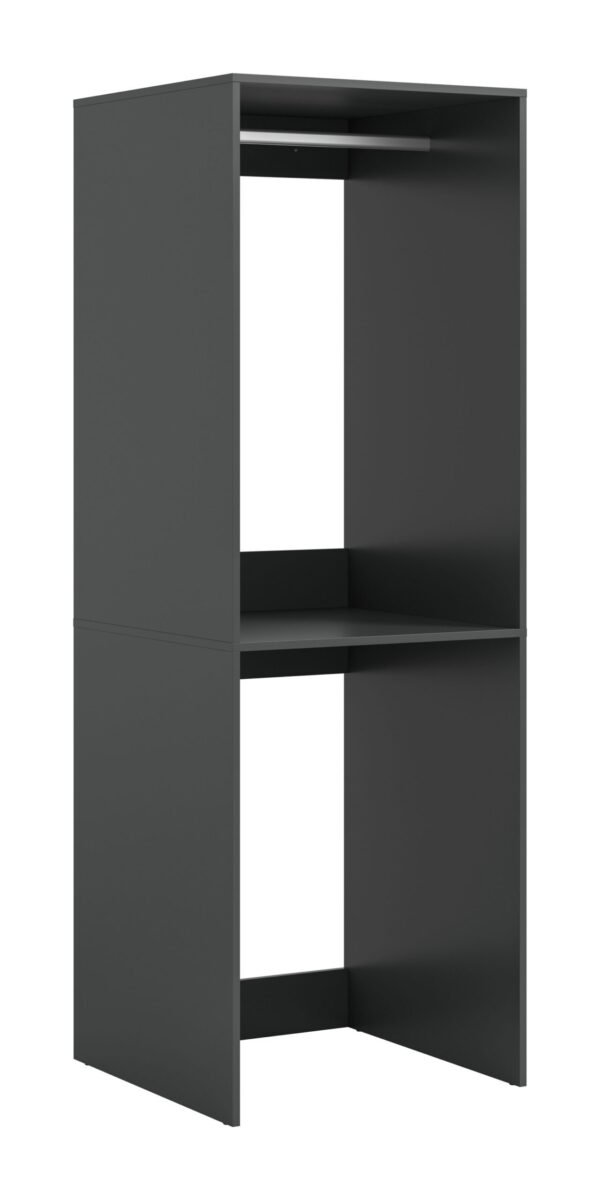 Xonox armário para máquina de lavar - acabamento antracite, 66x195x60 cm