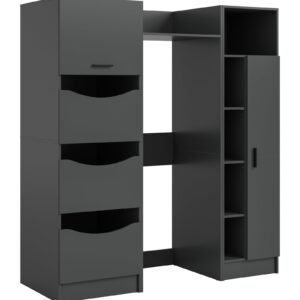 Xonox Kit de conversão para máquina de lavar - acabamento antracite, 166x195x62 cm