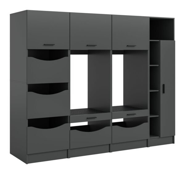 Xonox Kit de conversão para máquina de lavar - acabamento antracite, 233x195x68 cm