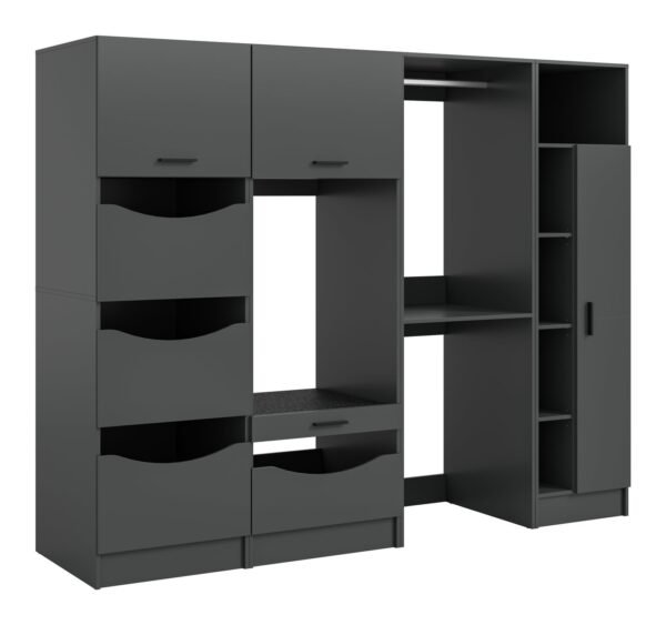 Xonox Kit de conversão para máquina de lavar - acabamento antracite e --, 248x195x68 cm