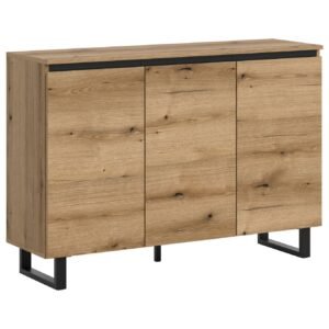 Xonox Aparador - acabamento carvalho Evoke e preto, 120x84x36 cm