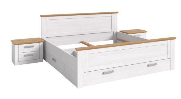 Xonox Sistema de cama - acabamento lariço Sibiu, 301x90x209 cm