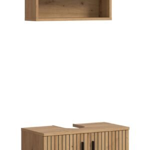Xonox combinação de banho - acabamento carvalho Artisan e --, 60x180x30 cm