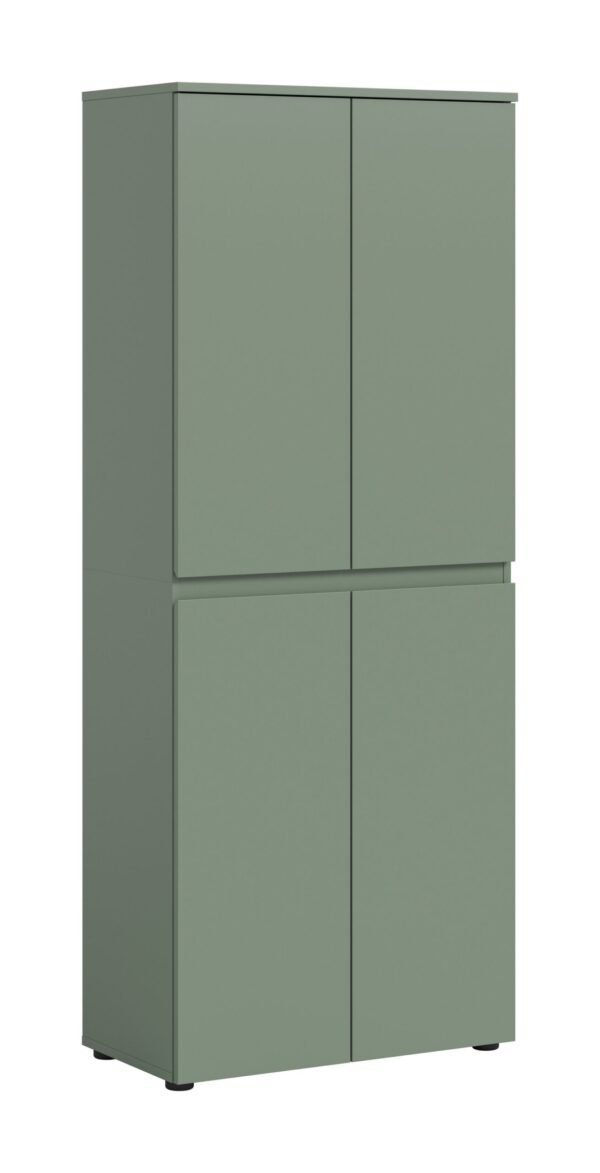 Xonox Armário universal - acabamento verde fumo, 70x175x37 cm