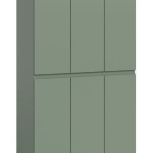 Xonox Armário universal - acabamento verde fumo, 105x175x37 cm