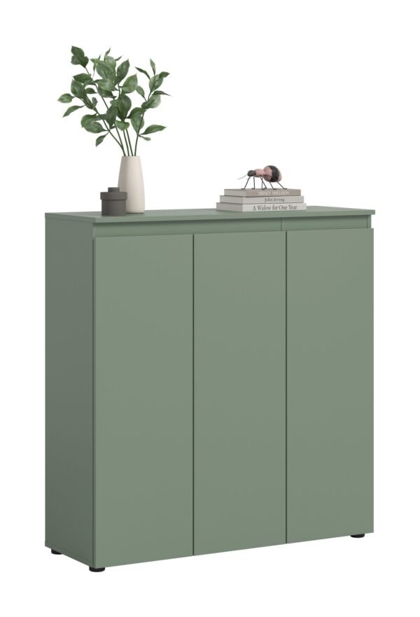 Xonox Armário universal - acabamento verde fumo, 105x111x37 cm
