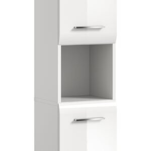 Xonox Armário alto - brilhante branco, moldado, 30x185x30 cm