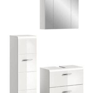 Xonox combinação de banho - brilhante branco, moldado, 105x185x30 cm