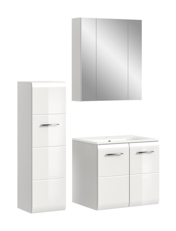 Xonox combinação de banho - brilhante branco, moldado, 105x185x46 cm