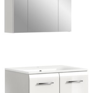 Xonox combinação de banho - brilhante branco, moldado, 60x185x46 cm