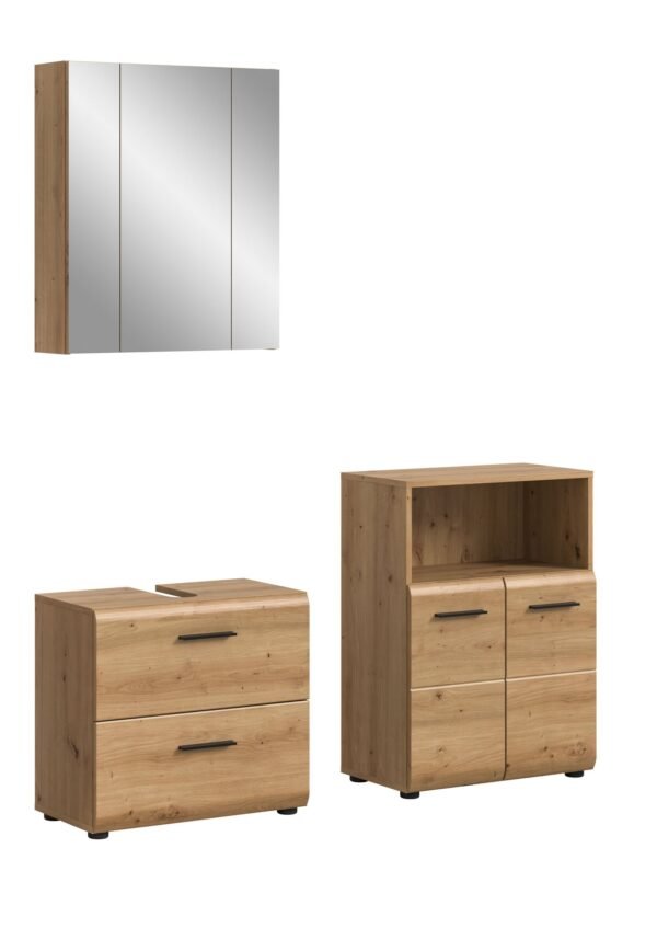 Xonox combinação de banho - acabamento carvalho Artisan e acabamento carvalho Artisan, 135x185x30 cm