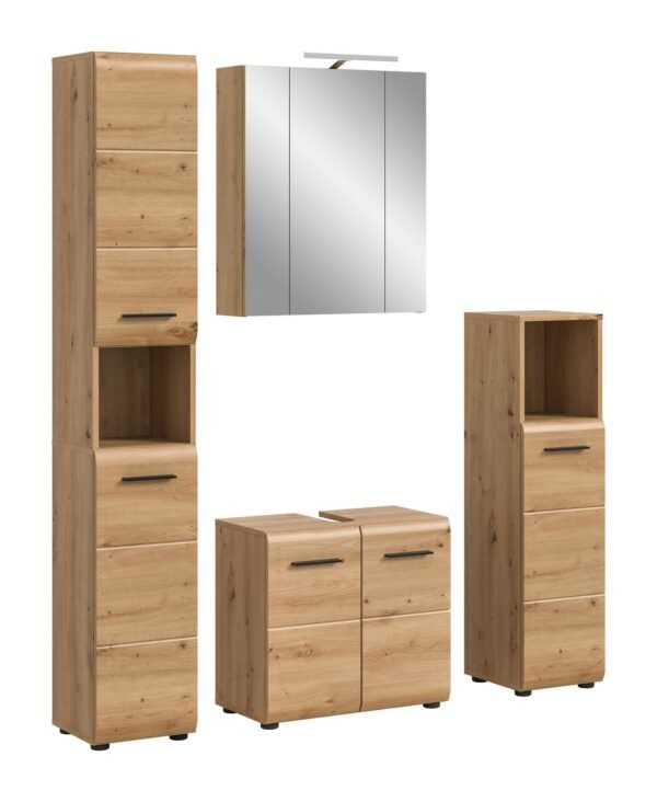 Xonox combinação de banho - acabamento carvalho Artisan e acabamento carvalho Artisan, 150x185x46 cm