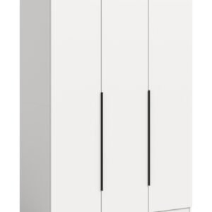 Xonox Roupeiro de 3 portas - branco, 120x181x52 cm