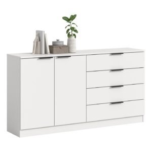Xonox Cómoda - branco, 148x80x35 cm