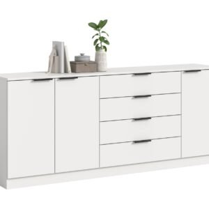 Xonox Cómoda - branco, 185x80x35 cm