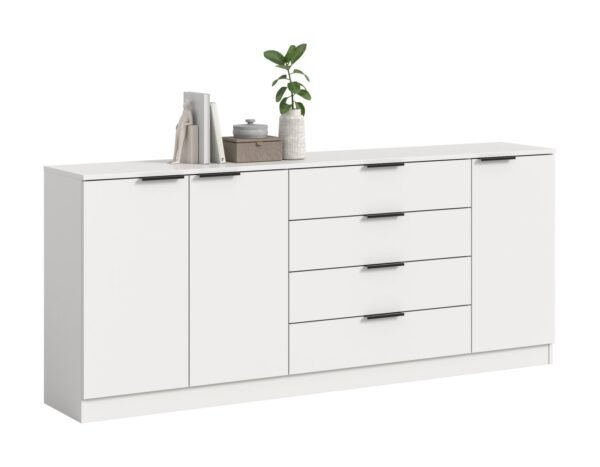 Xonox Cómoda - branco, 185x80x35 cm