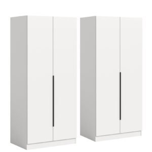 Xonox Combinação de roupeiro - branco, 160x181x52 cm