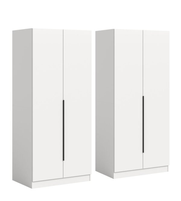 Xonox Combinação de roupeiro - branco, 160x181x52 cm