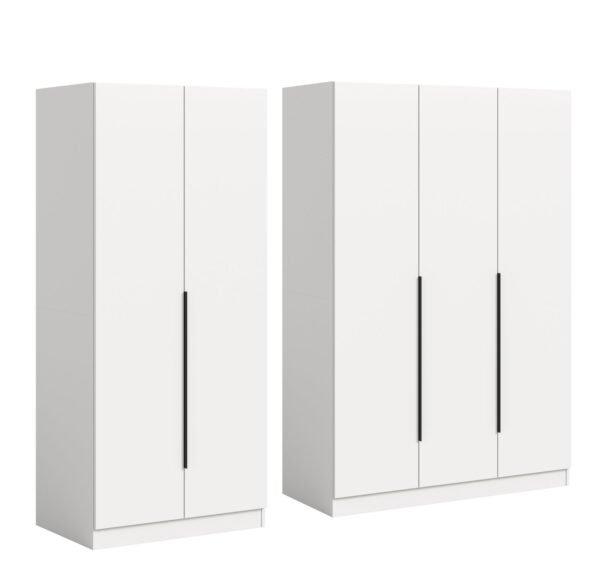 Xonox Combinação de roupeiro - branco, 200x181x52 cm