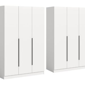 Xonox Combinação de roupeiro - branco, 240x181x52 cm