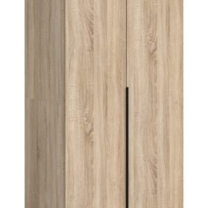 Xonox Roupeiro de 2 portas - acabamento carvalho Sonoma, 80x180x52 cm