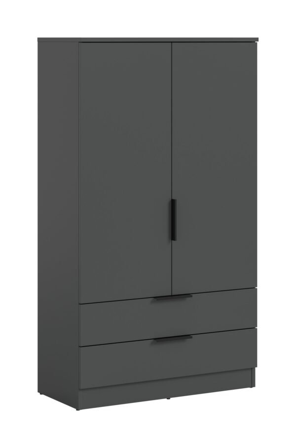 Xonox armário de roupa - antracite, 80x140x37 cm