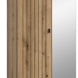 Xonox armário de roupa - acabamento carvalho Evoke, 70x192x37 cm