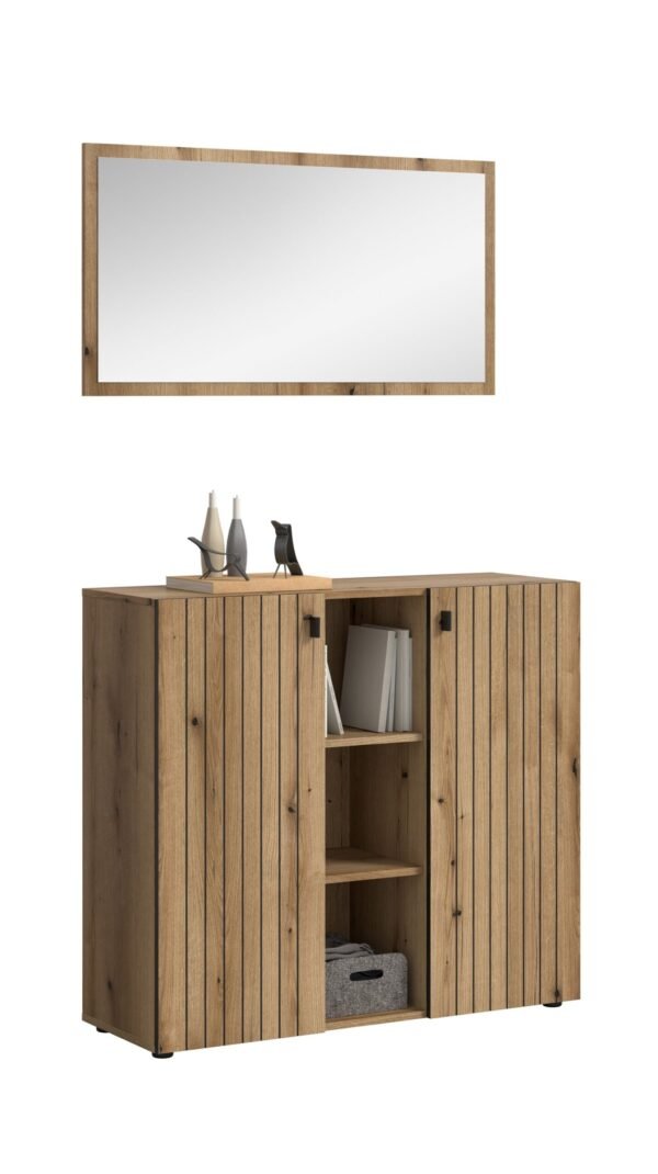 Xonox Combinação de roupeiro - acabamento carvalho Evoke, 106x192x37 cm