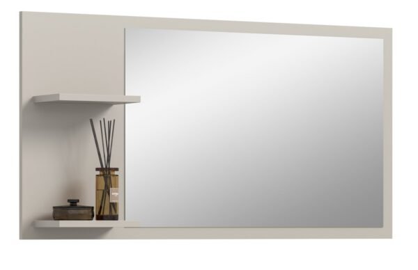 Xonox Espelho - imitação caxemira e vidro espelho, 106x55x16 cm