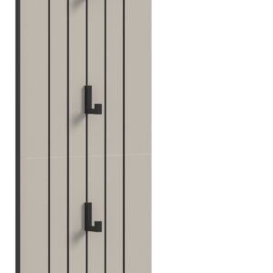 Xonox Painel de roupeiro - imitação caxemira, 31x160x27 cm