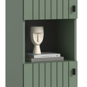 Xonox Roupeiro - acabamento verde fumo, 40x192x37 cm